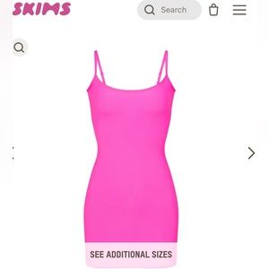SKIMS Slip Dress RARE COLOR FUCHSIA